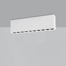 Nematomas lubinis šviestuvas 272 mm, tekstūruotas baltas, LED 24 W, 3000 K, 1790 lm, CRI 90, CL.II, reguliuojamas DALI/Push, ON-DEMAND **