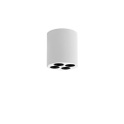 Nematomas lubinis šviestuvas  %D870 mm, apvalus, tekstūruotas, baltas, LED 9 W, 3000 K, 680 lm, CRI 90, CL.I