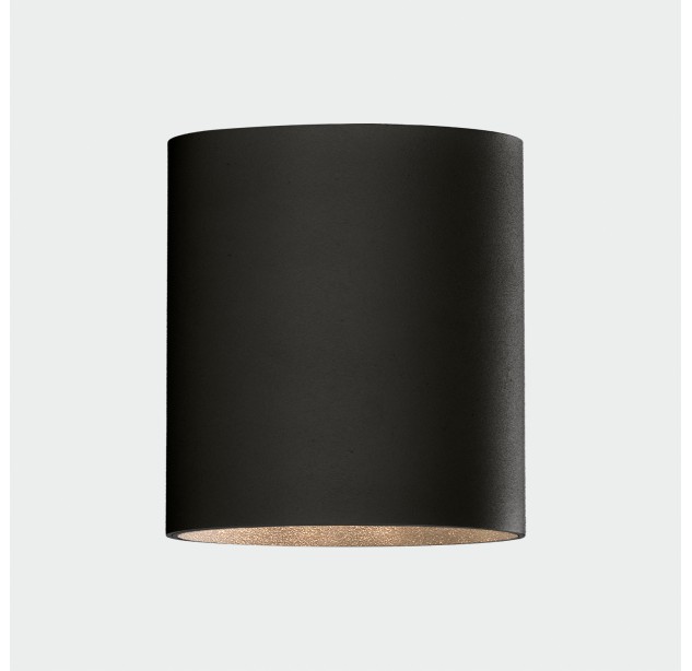 Vamzdinis lubų šviestuvas 3986/100 %D8100x130mm Tekstūruotas juodas, LED COB 18W 3000K 1985lm, CRI90 CL.I, Integruotas LED, Dim. DALI/Push, ON-DEMAND **