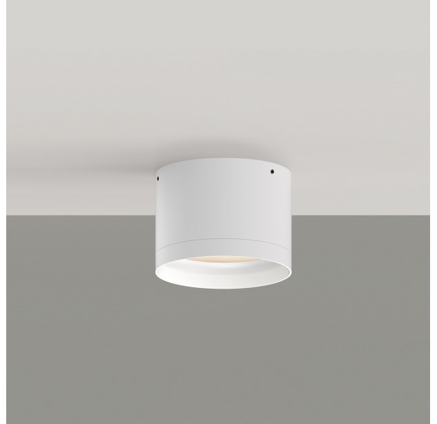 Tech Lubinis šviestuvas 3987/10 Tekstūruotas baltas, LED 9 W 1380 lm, CRI90 CL.I IP44, integruotas LED, 3000 K–4000 K slankusis jungiklis, mikroprizminis difuzorius