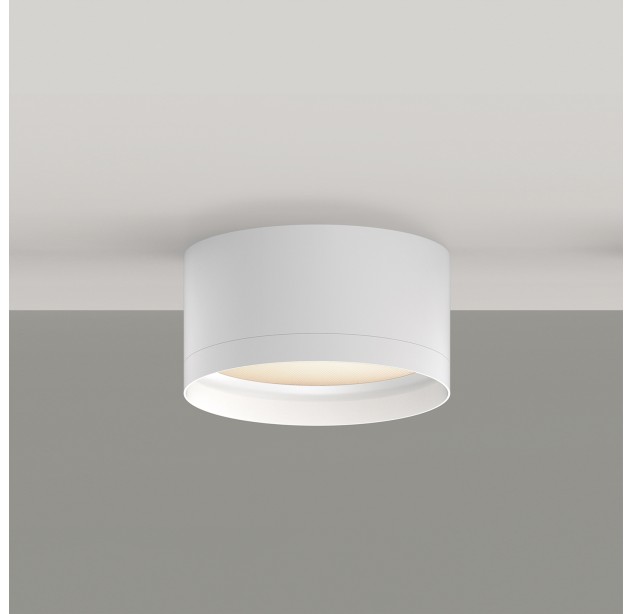 Tech Lubinis šviestuvas 3987/15 Tekstūruotas baltas, LED 18 W 2370 lm, CRI90 CL.I IP44, integruotas LED, 3000 K–4000 K slankusis jungiklis, dim. DALI/Push, mikroprizminis difuzorius, ON-DEMAND **