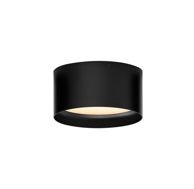 Tech Lubinis šviestuvas 3987/15 Tekstūruotas juodas, LED 18 W 2370 lm, CRI90 CL.I IP44, integruotas LED, 3000 K–4000 K slankusis jungiklis, dim. DALI/Push, mikroprizminis difuzorius, ON-DEMAND **