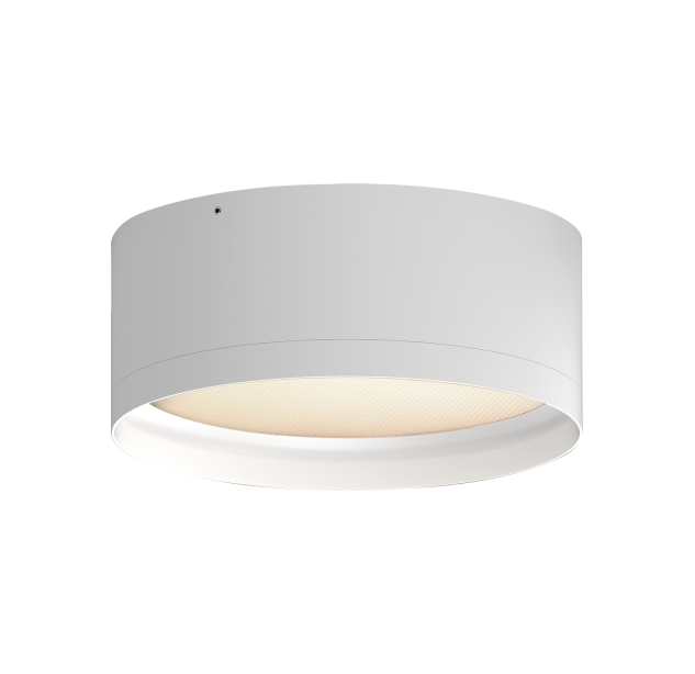 Tech Lubinis šviestuvas 3987/20 Tekstūruotas baltas, LED 25 W 3200 lm, CRI90 CL.I IP44, integruotas LED, 3000 K–4000 K slankusis jungiklis, dim. DALI/Push, mikroprizminis difuzorius, ON-DEMAND **