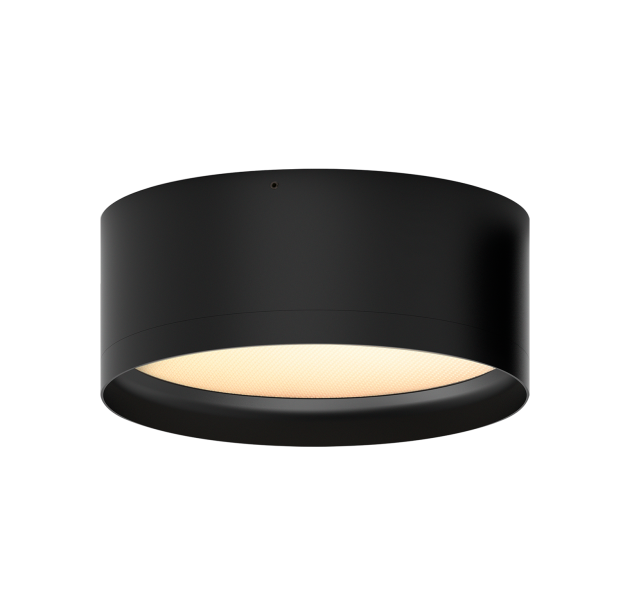 Tech Lubinis šviestuvas 3987/20 Tekstūruotas juodas, LED 25 W 3200 lm, CRI90 CL.I IP44, integruotas LED, 3000 K–4000 K slankusis jungiklis, dim. triakas, mikroprizminis difuzorius, ON-DEMAND **