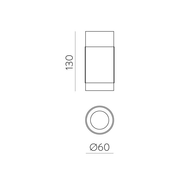 „Lux“ lubinis šviestuvas 3989/60 %D860x130mm tekstūruotas juodas/juodas, LED COB 12 W 4000 K 1550 lm, CRI90 CL.I, integruotas LED, ON-DEMAND **