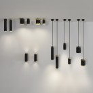 „Lux“ lubinis šviestuvas 3989/60 %D860x130mm Tech Gold/Black, LED COB 12W 4000K 1550lm, CRI90 CL.I, Dim. Triac, ON-DEMAND **
