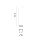 „Lux“ lubinis šviestuvas 3989/60 %D860x300mm Tech Gold/Black, LED COB 12W 4000K 1550lm, CRI90 CL.I, Dim. Triac, ON-DEMAND **