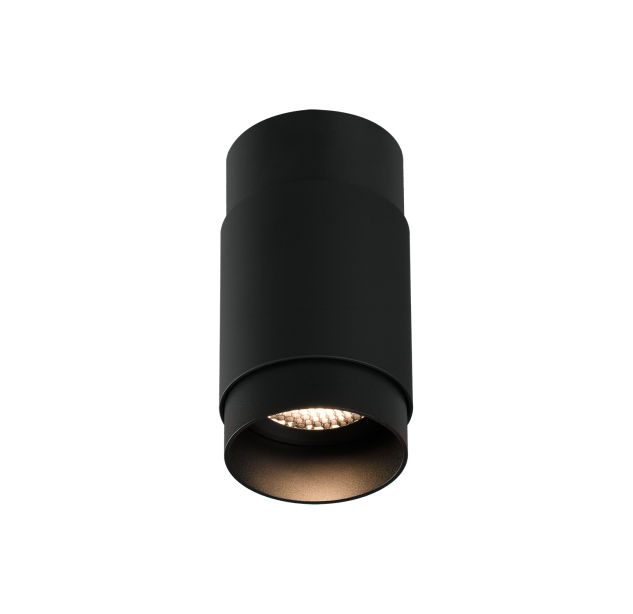 „Lux“ lubinis šviestuvas 3989/60 %D860x130mm tekstūruotas juodas/juodas, LED COB 12 W 2700 K 1330 lm, CRI90 CL.I, integruotas LED, dim. DALI/Push, ON-DEMAND **