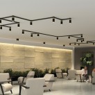 „Lux“ lubinis šviestuvas 3989/60 %D860x130mm Tech Gold/Black, LED COB 12W 2700K 1330lm, CRI90 CL.I, integruotas LED, dim. DALI/Push, ON-DEMAND **