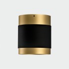 „Lux“ lubinis šviestuvas 3989/100 %D8100x115mm  Tech Gold/Black, LED COB 18W 2700K 1835lm, CRI90 CL.I, integruotas LED, ON-DEMAND **
