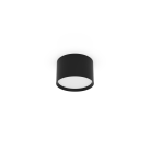 Alis Lubinis šviestuvas %D8100 mm Tekstūruotas juodas, LED 9 W 1408 lm, CRI90 CL.I IP44, 2700 K–4000 K Slankusis jungiklis
