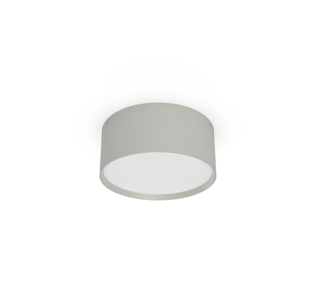 Alis Lubinis šviestuvas %D8150mm Tekstūruotas baltas, LED 18W 2420lm, CRI90 CL.I IP44, 2700K-4000K Slankusis jungiklis, Dim. DALI/Push, ON-DEMAND **