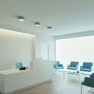 Alis Lubinis šviestuvas %D8150mm Tekstūruotas baltas, LED 18W 2420lm, CRI90 CL.I IP44, 2700K-4000K Slankusis jungiklis, Dim. Triac, ON-DEMAND **