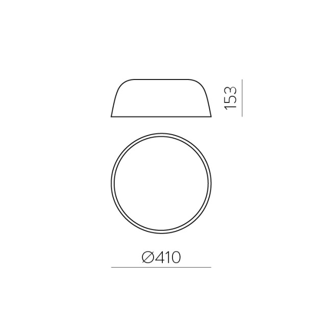 Oslo lubų šviestuvas %D8410 mm, tekstūruotas baltas, LED 22 W, 2580 lm, CRI90, CL.I, 2700 K–3000 K–4000 K, slankusis jungiklis
