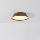 Cora lubinis šviestuvas %D8335 mm, riešutmedžio spalvos / tekstūruota juoda, LED 25 W, 2375 lm, CRI 90, CL.I, 2700–3000 K, slankusis jungiklis, dimeriavimas, triakas, ON-DEMAND **