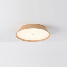 Cora lubinis šviestuvas %D8425 mm ąžuolas/tekstūruota balta, LED 38 W 3610 lm, CRI90 CL.I, Kelvinas 2700 K–3000 K, slankusis jungiklis