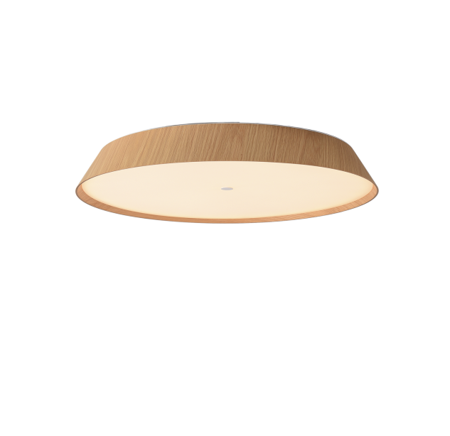 Cora lubinis šviestuvas %D8610mm ąžuolas/tekstūruota balta, LED 50 W 4750 lm, CRI90 CL.I, Kelvinas 2700 K–3000 K, slankusis jungiklis, dimerizavimas. DALI/Push, ON-DEMAND **