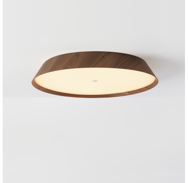 Cora lubinis šviestuvas %D8610mm riešutmedžio/tekstūruotos juodos spalvos, LED 50 W 4750 lm, CRI90 CL.I, Kelvinas 2700 K–3000 K, slankusis jungiklis, dim. triakas, ON-DEMAND **