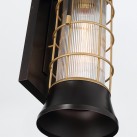 Sieninis lauko šviestuvas RIVAMAR 40W E27 IP44 QN-RIVAMAR-M-BLK-GD Sieninis lauko šviestuvas RIVAMAR 40W E27 IP44 QN-RIVAMAR-M-BLK-GD
