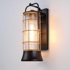 Sieninis lauko šviestuvas RIVAMAR 40W E27 IP44 QN-RIVAMAR-M-BLK-GD Sieninis lauko šviestuvas RIVAMAR 40W E27 IP44 QN-RIVAMAR-M-BLK-GD
