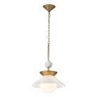 Pakabinamas šviestuvas SAUCER 40W E27 QN-SAUCER-1P-M-AB-OPAL