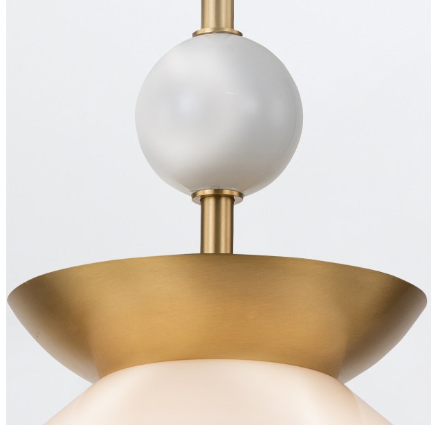 Pakabinamas šviestuvas SAUCER 40W E27 QN-SAUCER-1P-M-AB-OPAL