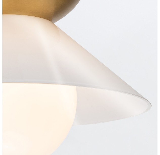Pakabinamas šviestuvas SAUCER 40W E27 QN-SAUCER-1P-M-AB-OPAL