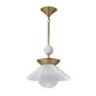 Pakabinamas šviestuvas SAUCER 40W E27 QN-SAUCER-1P-M-AB-OPAL