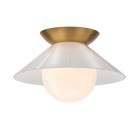 Lubinis šviestuvas SAUCER 40W E27 QN-SAUCER-FM-AB-OPAL Lubinis šviestuvas SAUCER 40W E27 QN-SAUCER-FM-AB-OPAL