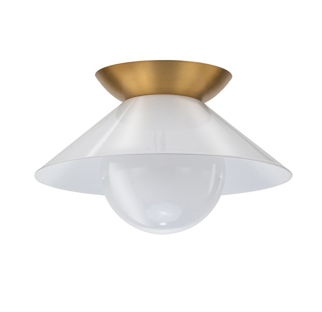 Lubinis šviestuvas SAUCER 40W E27 QN-SAUCER-FM-AB-OPAL Lubinis šviestuvas SAUCER 40W E27 QN-SAUCER-FM-AB-OPAL