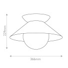 Lubinis šviestuvas SAUCER 40W E27 QN-SAUCER-FM-AB-OPAL Lubinis šviestuvas SAUCER 40W E27 QN-SAUCER-FM-AB-OPAL