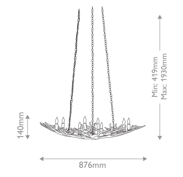 Sietynas RAINFOREST 60W E14 QNC-RAINFOREST9-RBZ Sietynas RAINFOREST 60W E14 QNC-RAINFOREST9-RBZ
