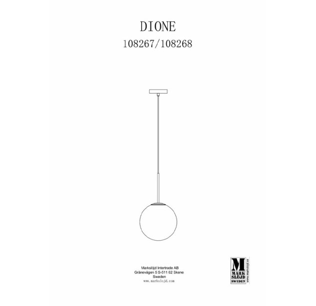 Pakabinamas šviestuvas DIONE 108268 Pakabinamas šviestuvas DIONE 108268