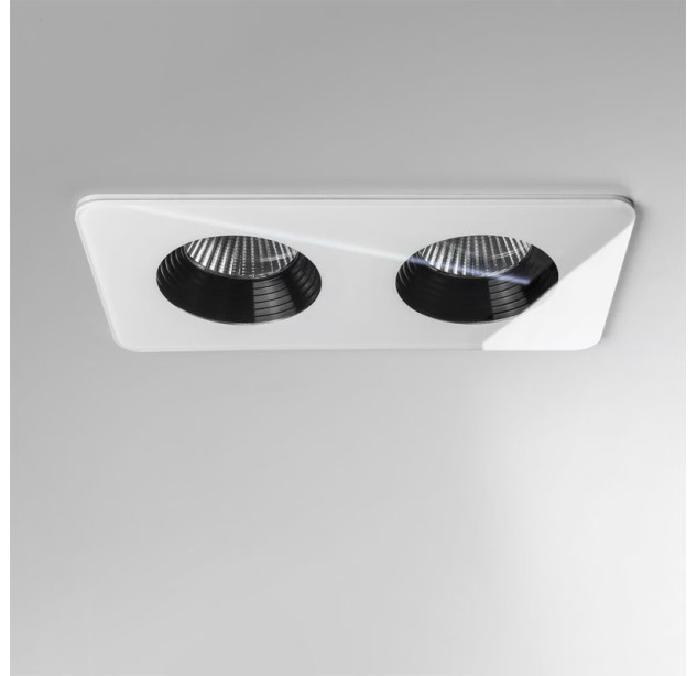 Įleidžiamas šviestuvas VETRO TWIN 3000K 2x6W 1254015 Įleidžiamas šviestuvas VETRO TWIN 3000K 2x6W 1254015