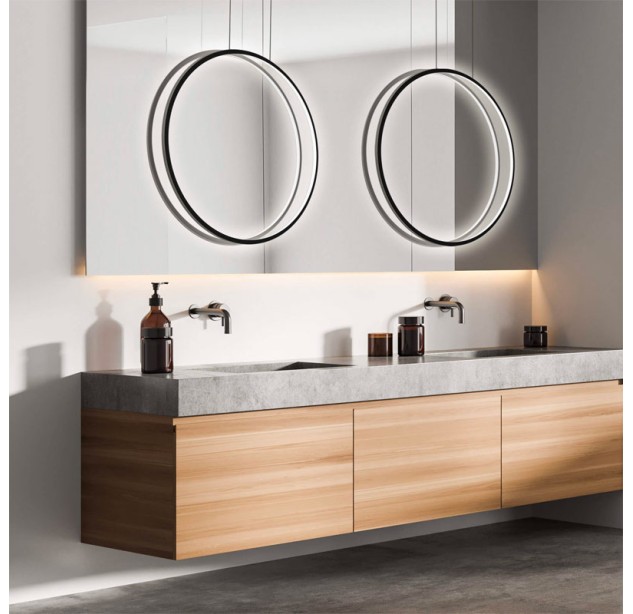 Pakabinamas šviestuvas MIRROR 3000K 35W LP-999/1P S BK