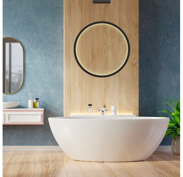 Pakabinamas šviestuvas MIRROR 3000K 35W LP-999/1P S BK
