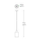 Pakabinamas šviestuvas PIOLI P0369-01A-F4GQ