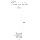 Pakabinamas šviestuvas VETRO 3000K 4.5W P0428D Pakabinamas šviestuvas VETRO 3000K 4.5W P0428D