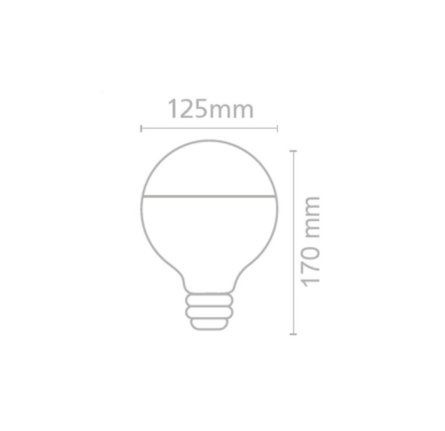 LED lemputė E27 6W 2700K ACB62605
