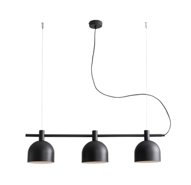 Pakabinamas šviestuvas BERYL BLACK 3 Pakabinamas šviestuvas BERYL BLACK 3