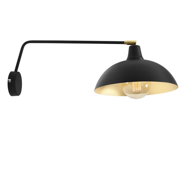 Sieninis šviestuvas ESPACE BLACK