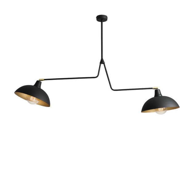 Lubinis šviestuvas ESPACE 2 BLACK