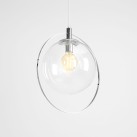 Pakabinamas šviestuvas AURA TRANSPARENT CHROME Pakabinamas šviestuvas AURA TRANSPARENT CHROME