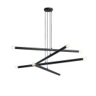 Pakabinamas šviestuvas TUBO 8 BLACK