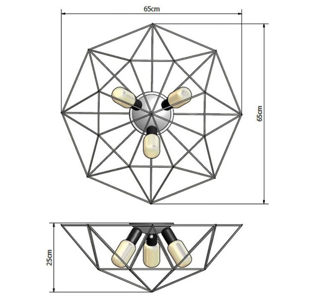 Lubinis šviestuvas ARD DIAMOND Lubinis šviestuvas ARD DIAMOND