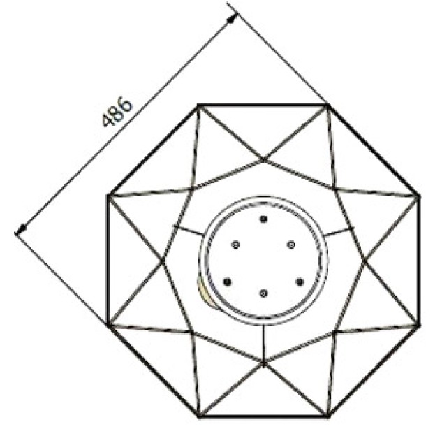 Pakabinamas šviestuvas ARD DIAMOND WHITE 3xE27 Pakabinamas šviestuvas ARD DIAMOND WHITE 3xE27