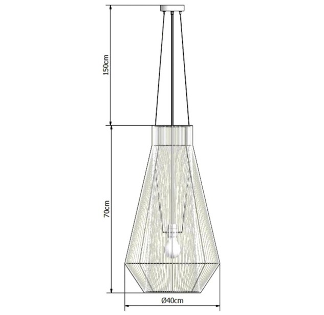 Pakabinamas šviestuvas ARD WIRE 40/70 (14)