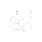Sieninis šviestuvas BIGCOSS 2700K 25W A1203/80 Sieninis šviestuvas BIGCOSS 2700K 25W A1203/80