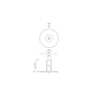 Pakabinamas šviestuvas BIGCOSS 2700K 25W+15W C1203/80 Pakabinamas šviestuvas BIGCOSS 2700K 25W+15W C1203/80