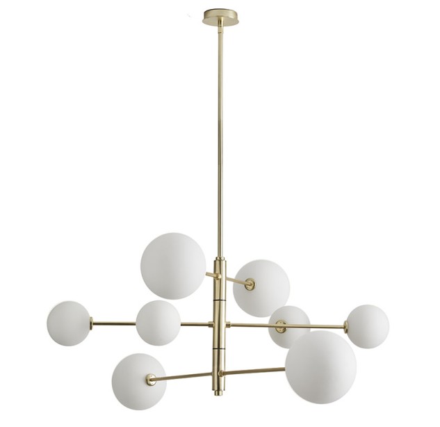 Pakabinamas šviestuvas ATOM brass